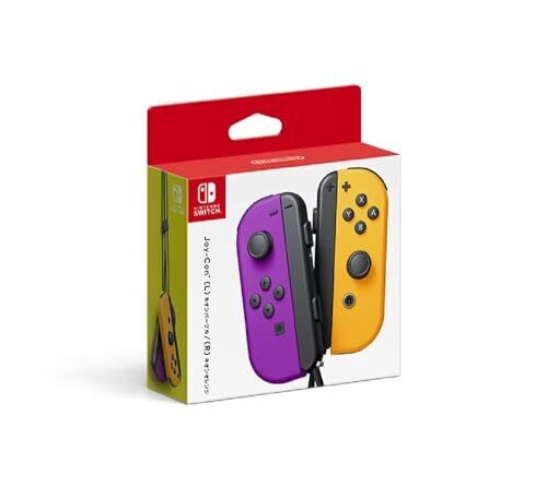 Genuine Nintendo Product Joy-Con L Neon Purple/R Orange