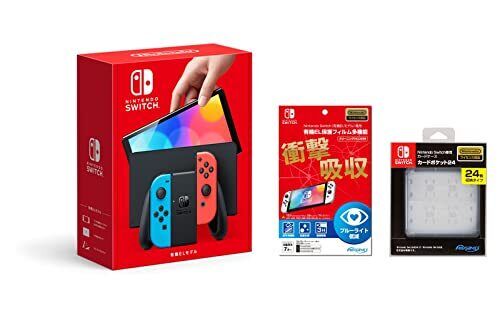 Nintendo Switch Organic El Model Joy-Con L Neon Blue/R Red Licensed Product