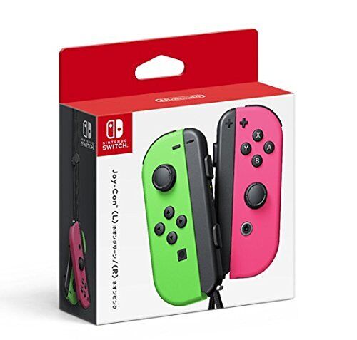 Genuine Nintendo Product Joy-Con L Neon Green/R Pink