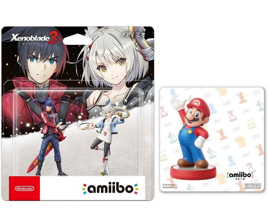 Double Set Noah/Mio Xenoblade Series Original Sticker Included