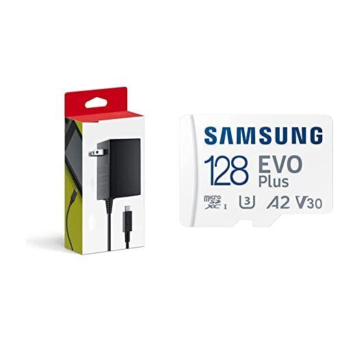 Microsd Set Nintendo Genuine Product Switch Ac Adapter Samsung Card 128Gb