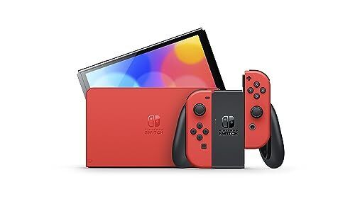 Nintendo Switch Organic El Model Mario Red Licensed Product Dedicated Protective