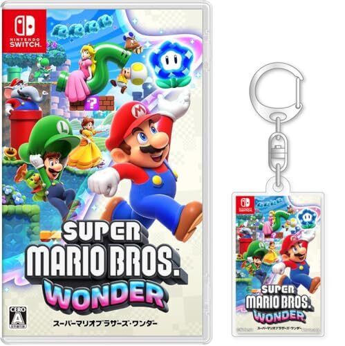 Super Mario Bros. Wonder Original Acrylic Key Chain Included