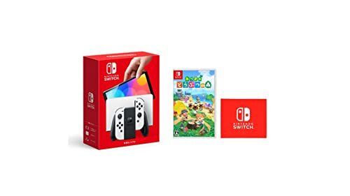 Nintendo Switch Organic El Model Joy-Con L / R White Animal Crossing -Switch