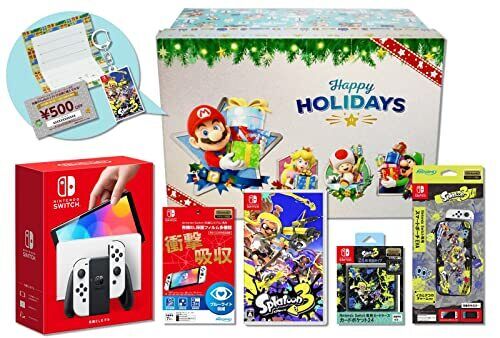 Nintendo Switch Holiday Gift Set Splatoon 3 -Switch Organic El Model Joy-Con L /